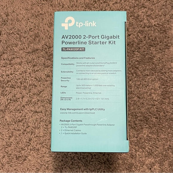 NIB TP-Link AV2000 Powerline Adapter - Picture 11 of 15